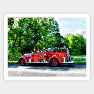 Firemen - Fire Engine Sticker